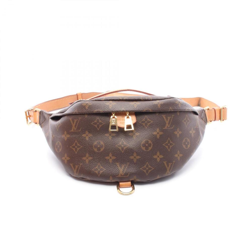 Louis Vuitton Bum Bag Waist Body Bum Crossbody Belt Leather Brown